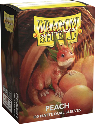 100 Dragon Shield Dual Matte - Peach (10)