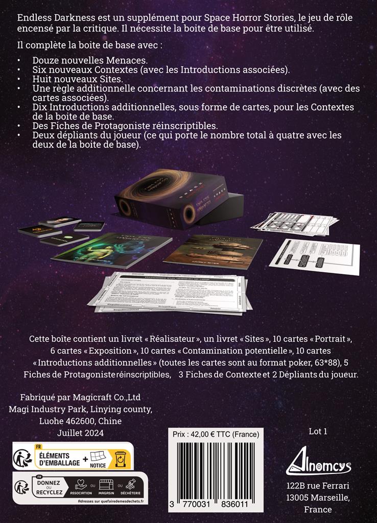 Space Horror Stories : Endless Darkness Space Horror Stories : Endless Darkness