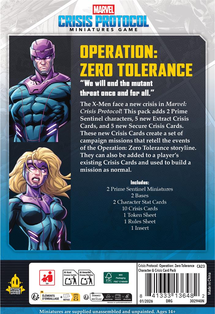 MCP: Operation Zero Tolerance & Crisis Cards