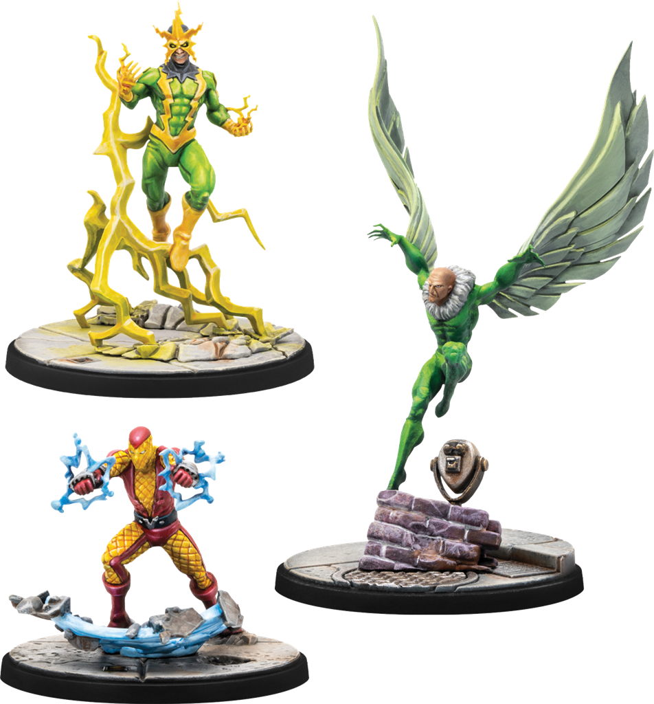 MCP: Electro, Sandman, Shocker & Vulture MCP: Electro, Sandman, Shocker & Vulture