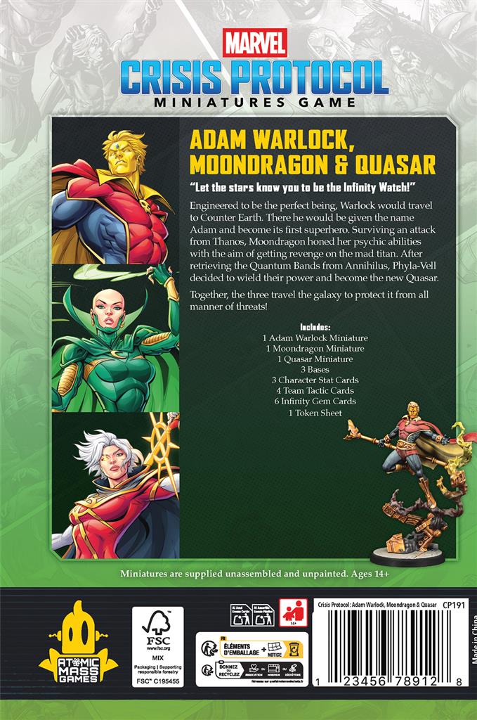 MCP: Adam Warlock, Moondragon & Quasar