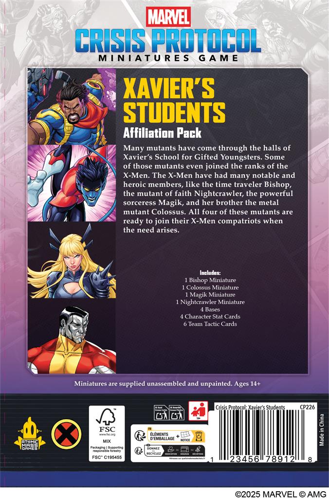 MCP: Xavier's Students (Affiliation)