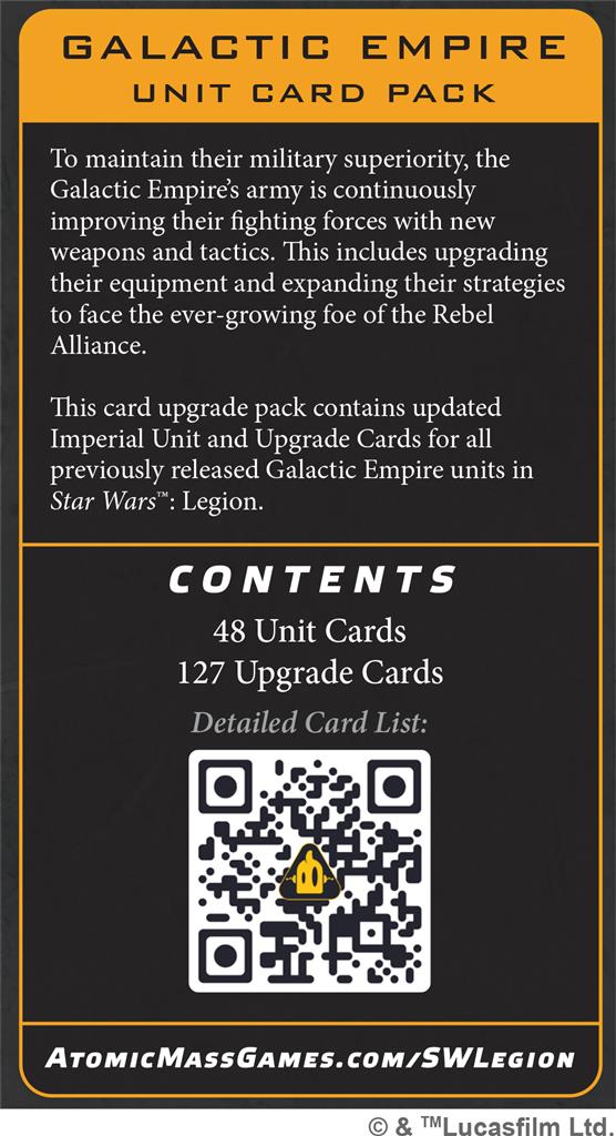 SWL: Galactic Empire (Card Pack)