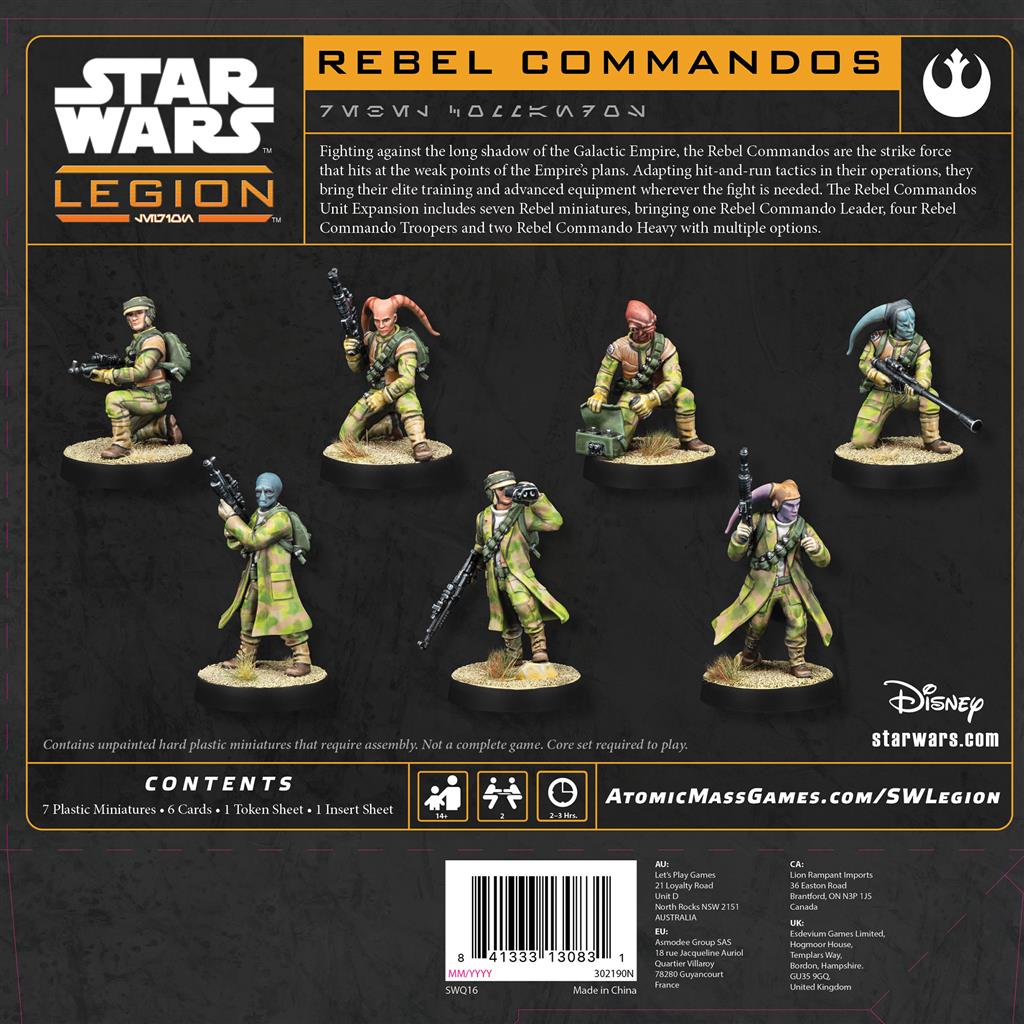 SWL: Rebel Commandos (Resculpt)