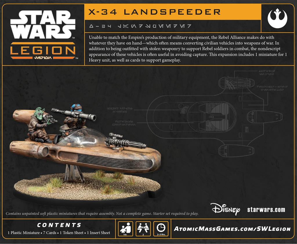 SWL: X-34 Landspeeder​​​ (Reissue)