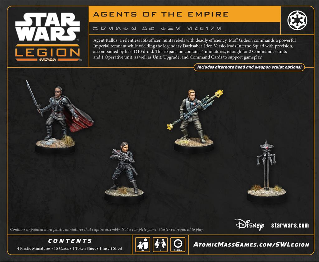 SWL: Agents of the Empire (Reissue)
