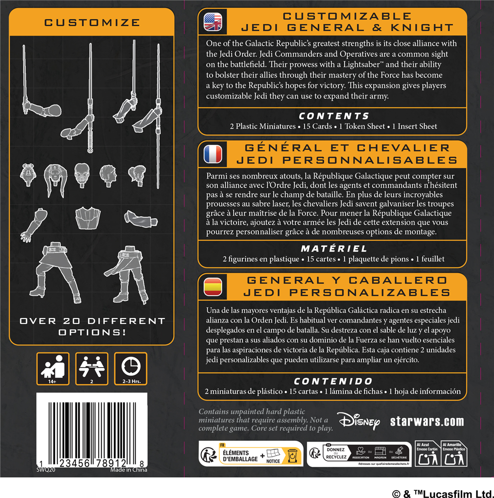 SWL: Jedi General and Knight SWL: Jedi General and Knight
