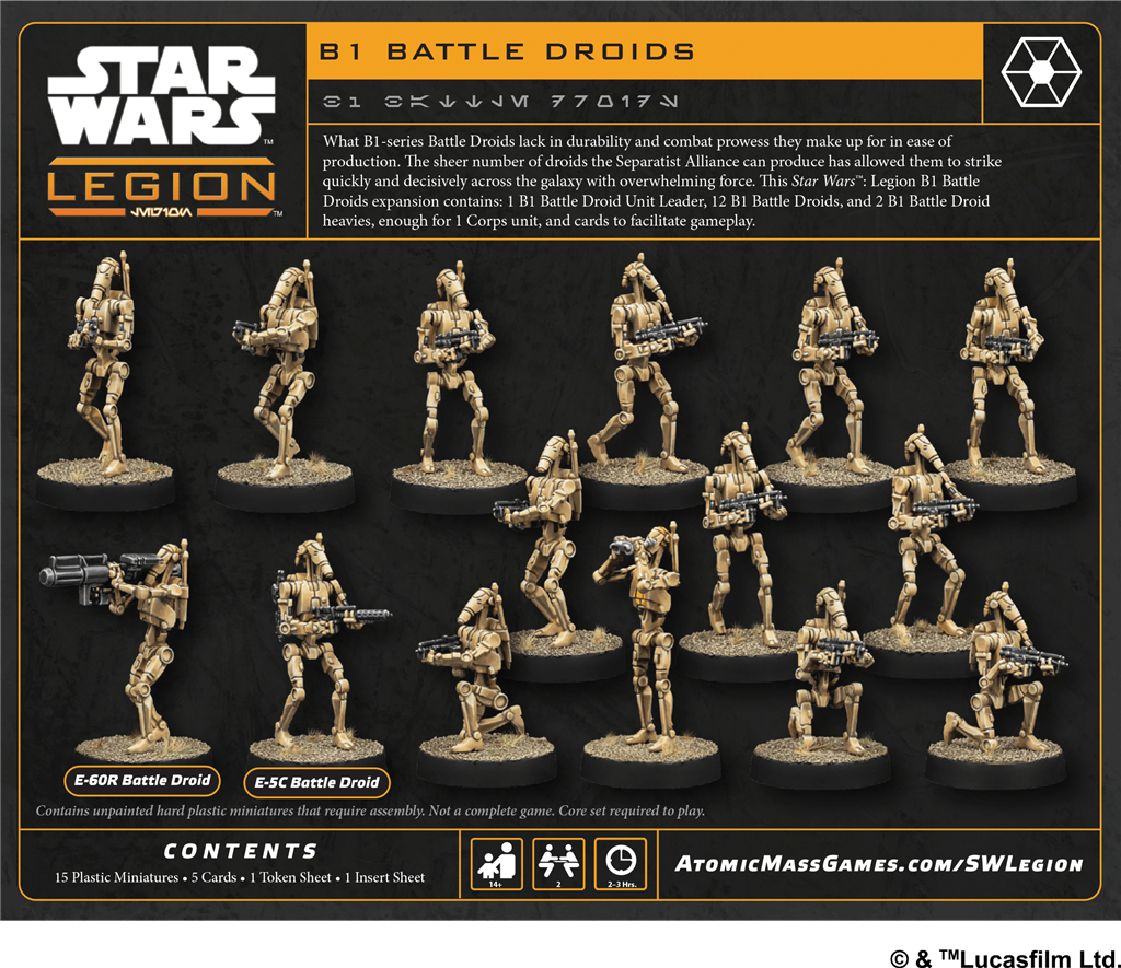 SWL: B1 Battle Droid SWL: B1 Battle Droid