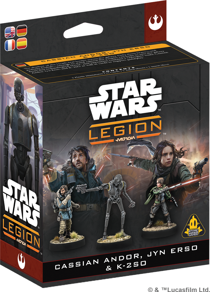 SWL: Cassian Andor, Jyn Erso & K-2SO