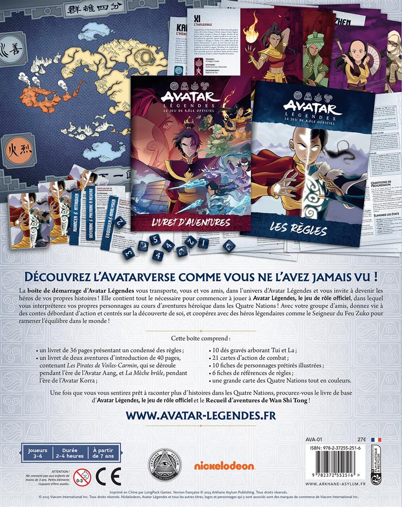 Avatar Légendes - Boîte de démarrage Avatar Légendes - Boîte de démarrage