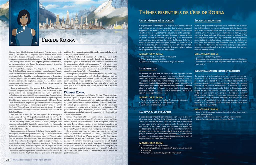 Avatar Légendes - le jeu de rôle officiel Avatar Légendes - le jeu de rôle officiel