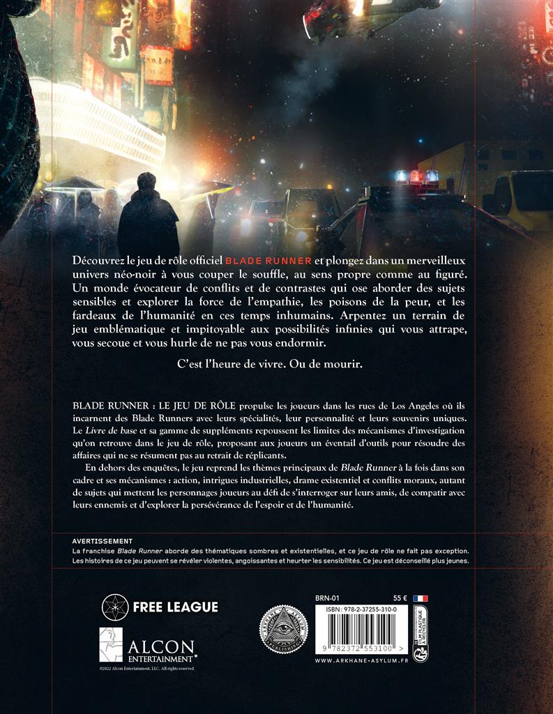 Blade Runner: Livre de base Blade Runner: Livre de base