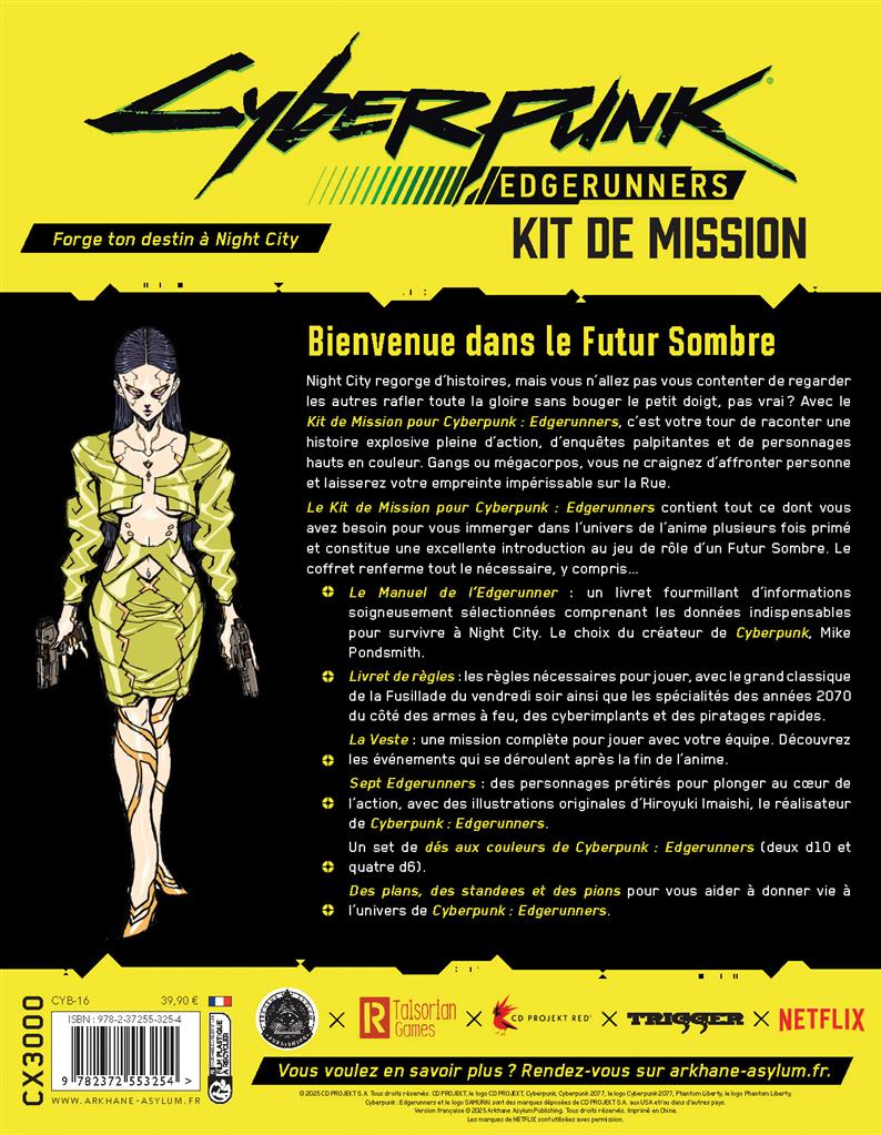 Cyberpunk Edge Runner Kit de Mission