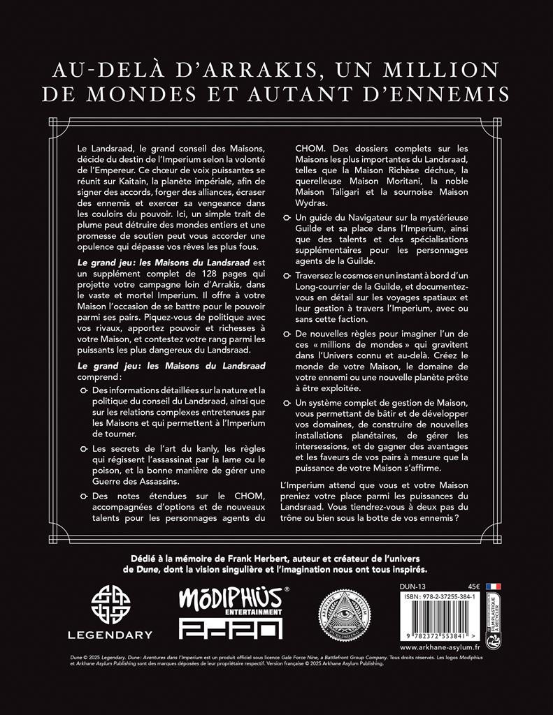 Dune : Les Maisons du Landsraad