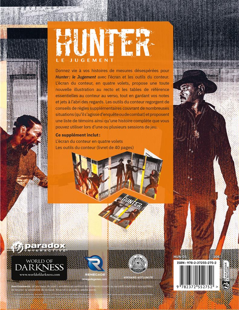 Hunter : Ecran du Conteur