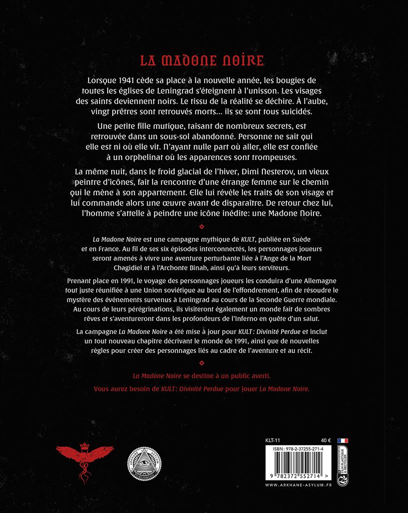 Kult : La Madone Noire