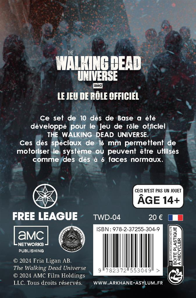 The Walking Dead : Dés de Base The Walking Dead : Dés de Base