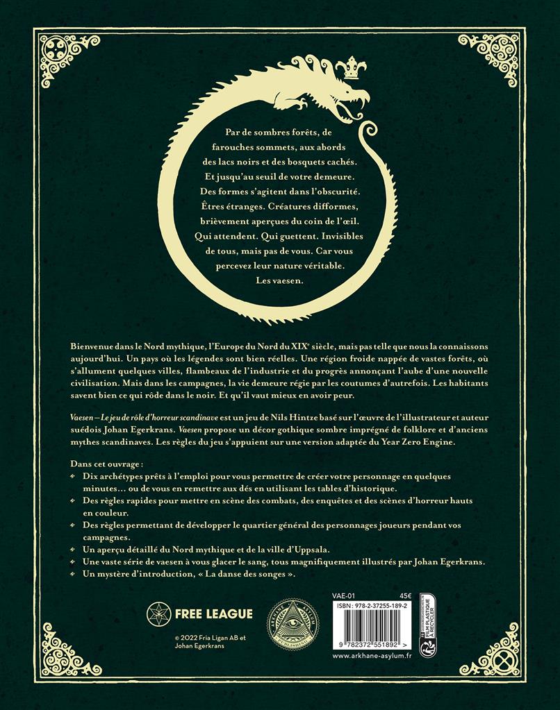 Vaesen : Le Jeu de Role d'Horreur Scandinave