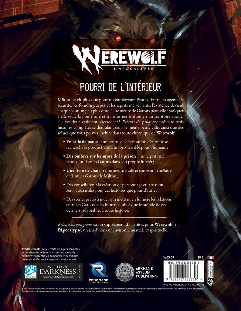 Werewolf : Un relent de Gangrène