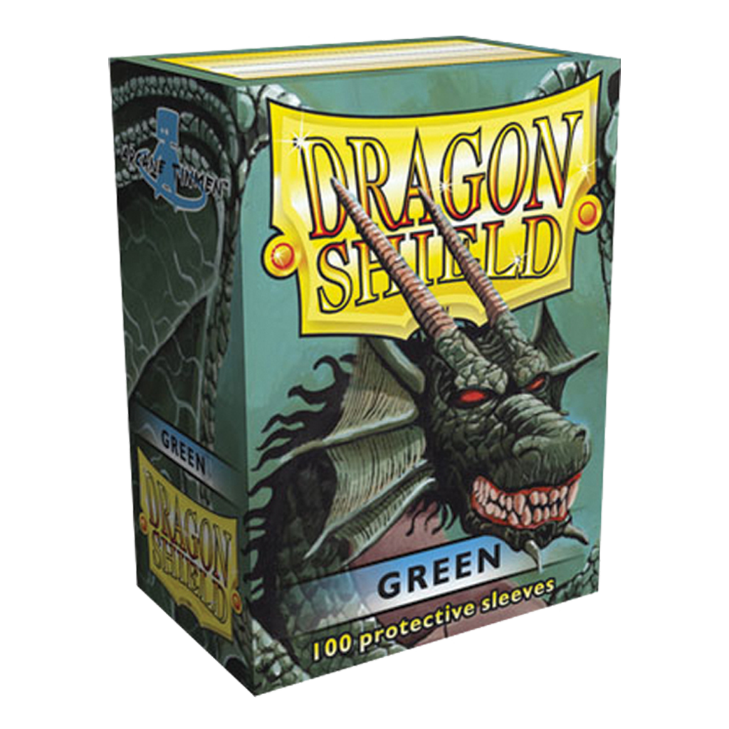 100 Sleeves Dragon Shield : Green (10)