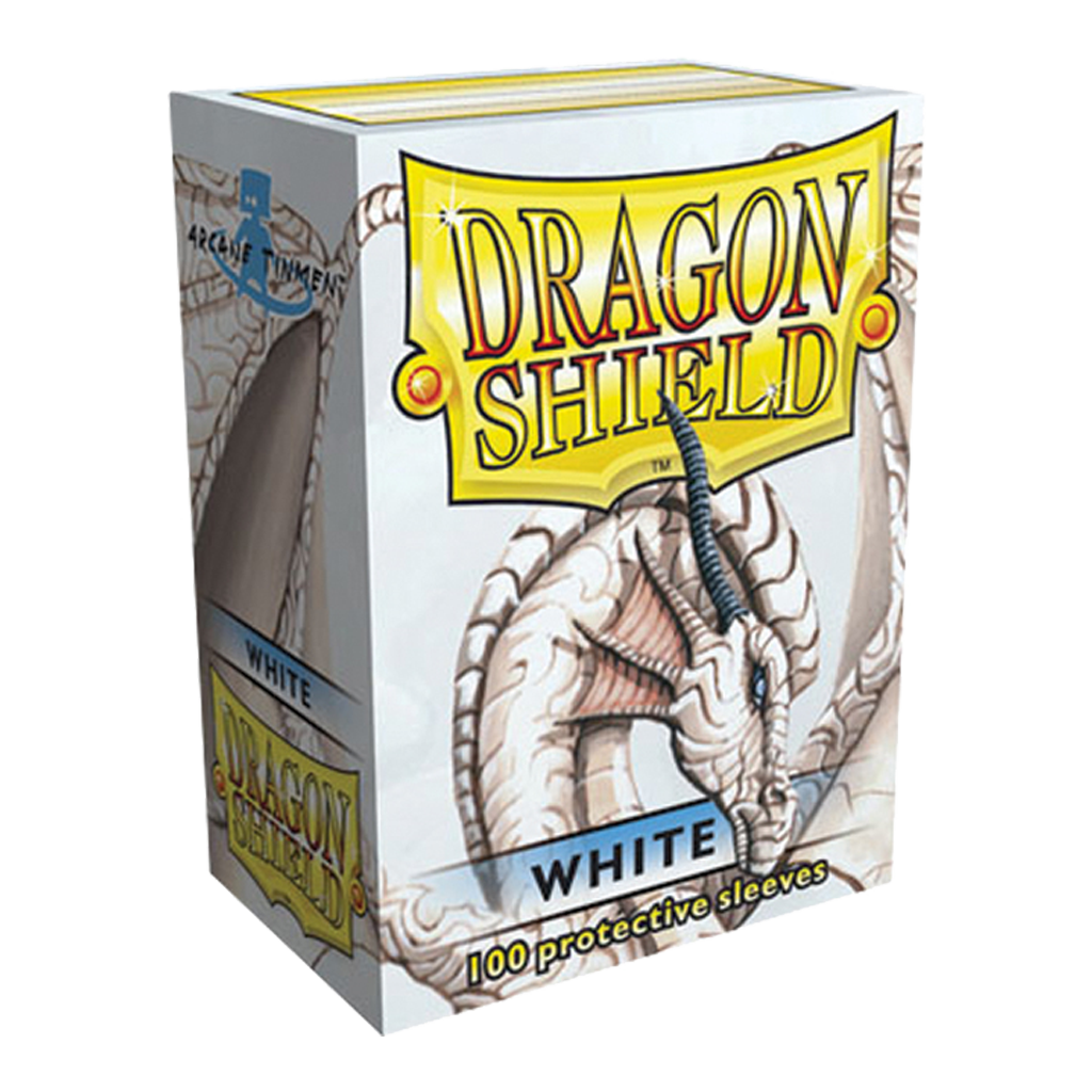 100 Sleeves Dragon Shield : White (10)