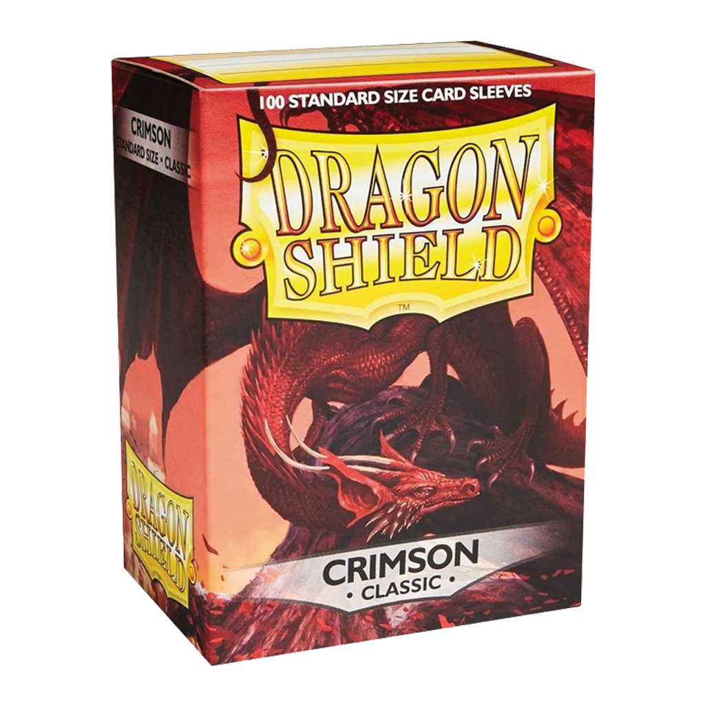 100 Sleeves Dragon Shield : Classic Crimson (10)