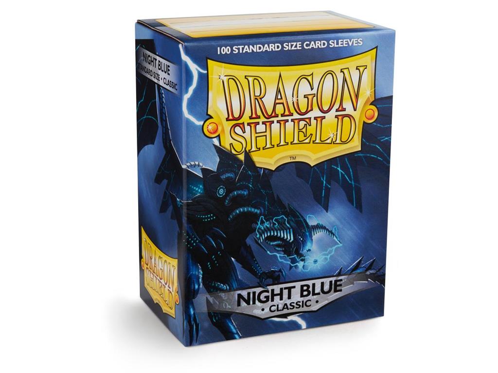 100 Sleeves Dragon Shield : Classic Night Blue(10)