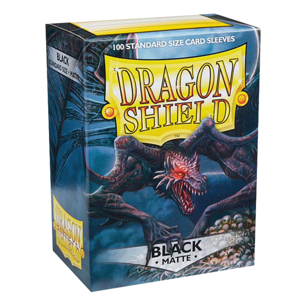 100 Dragon Shield Matte : Black (10)