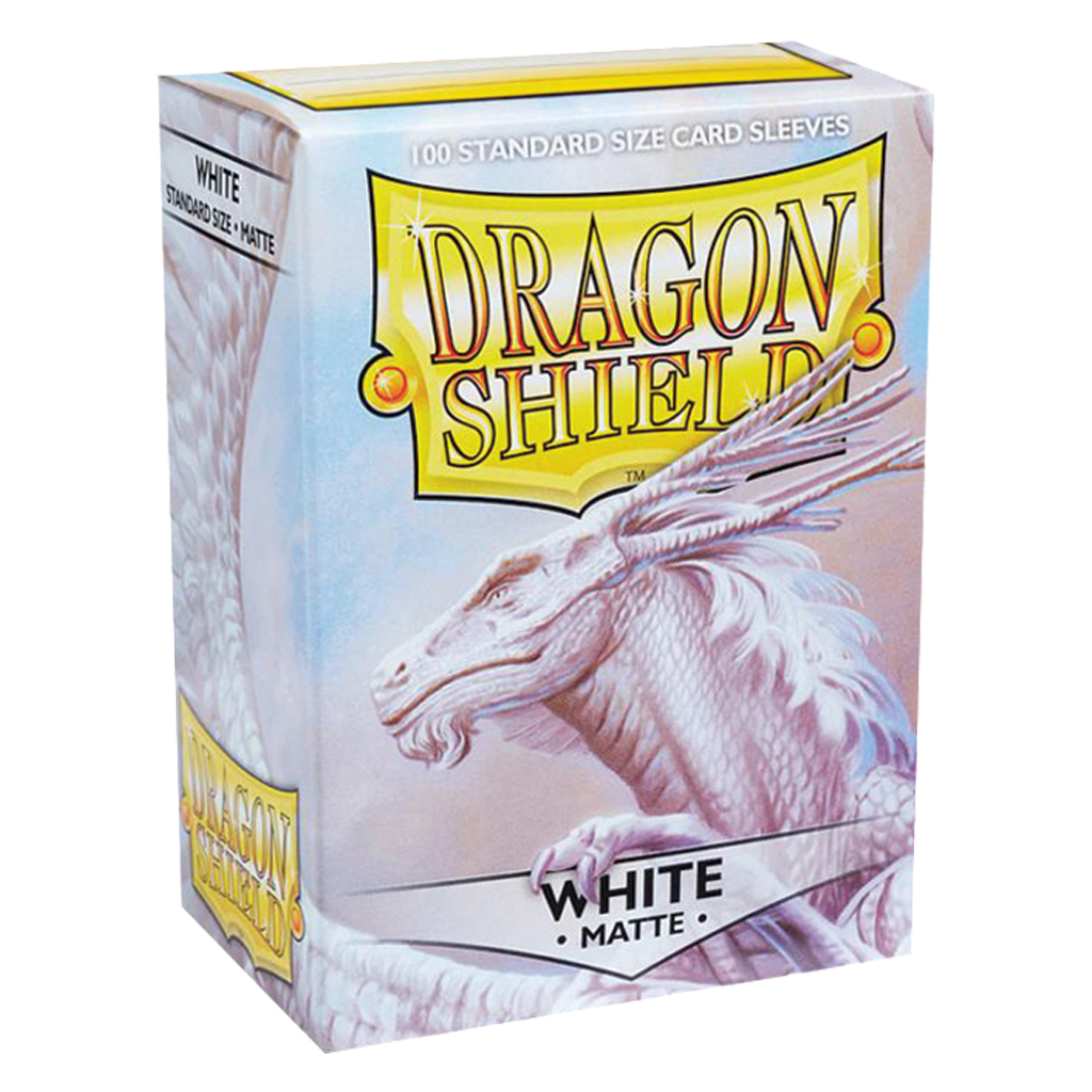 100 Dragon Shield Matte : White (10)