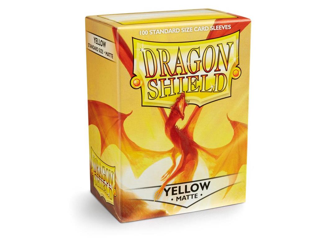 100 Dragon Shield Matte : Yellow (10)
