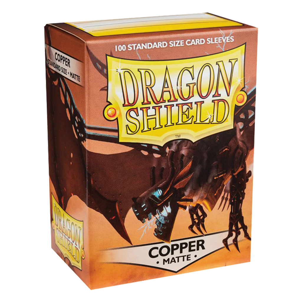 100 Dragon Shield Matte : Copper (10)