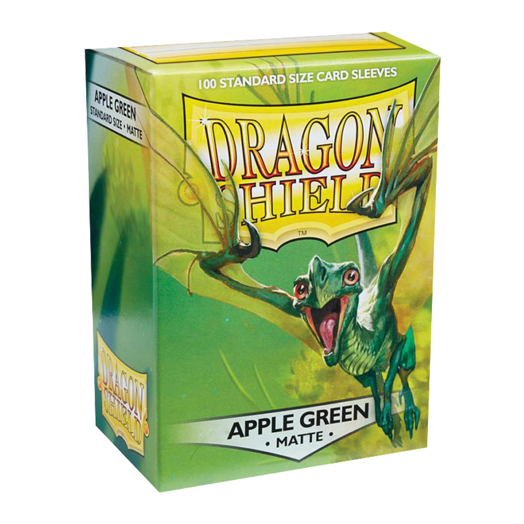 100 Dragon Shield Matte : Apple Green (10)