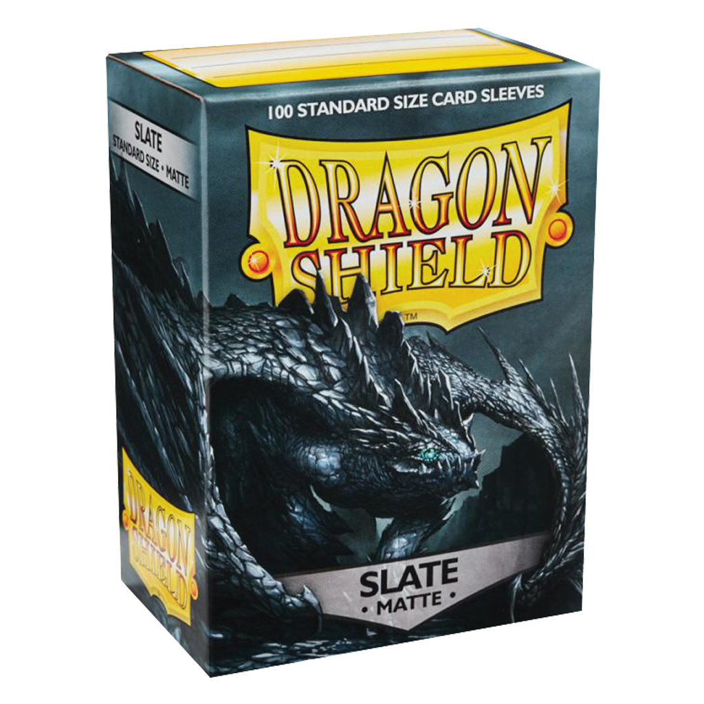 100 Dragon Shield Matte : Slate (10)