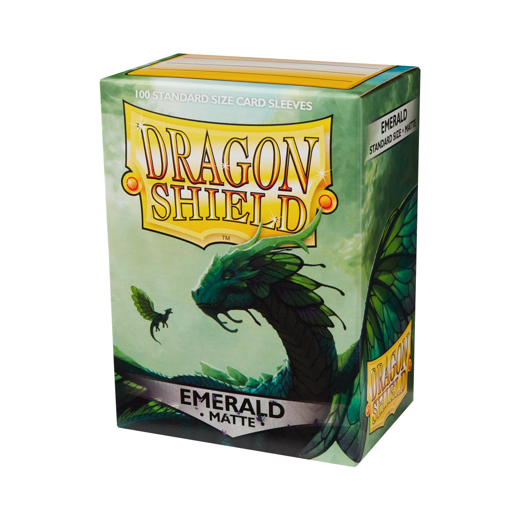 100 Dragon Shield Matte : Emerald (10)