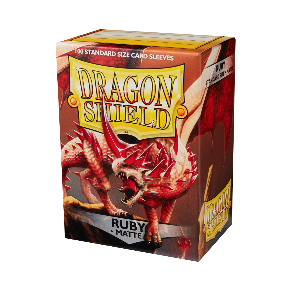 100 Dragon Shield Matte : Ruby (10)