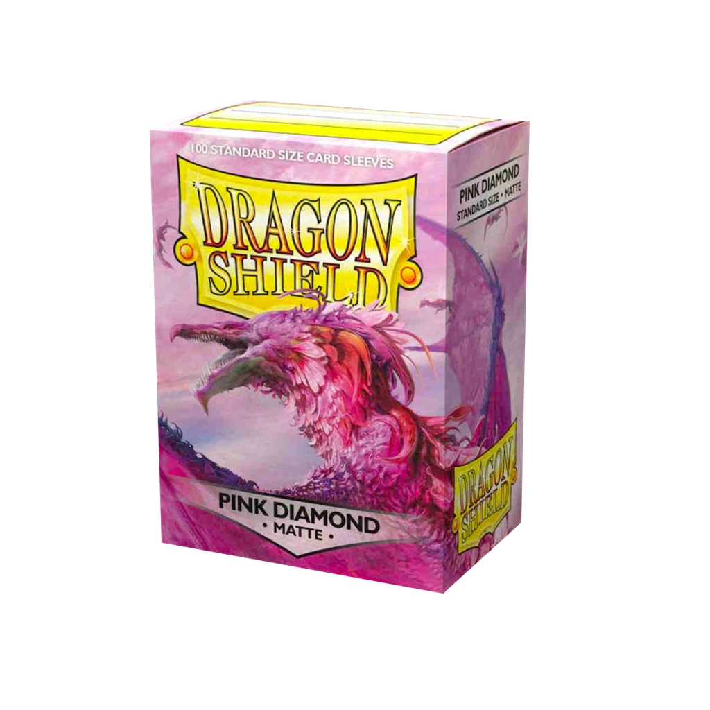100 Dragon Shield Matte : Pink Diamond (10)