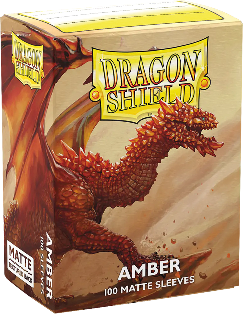 100 Dragon Shield Matte : Amber (10) 100 Dragon Shield Matte : Amber (10)
