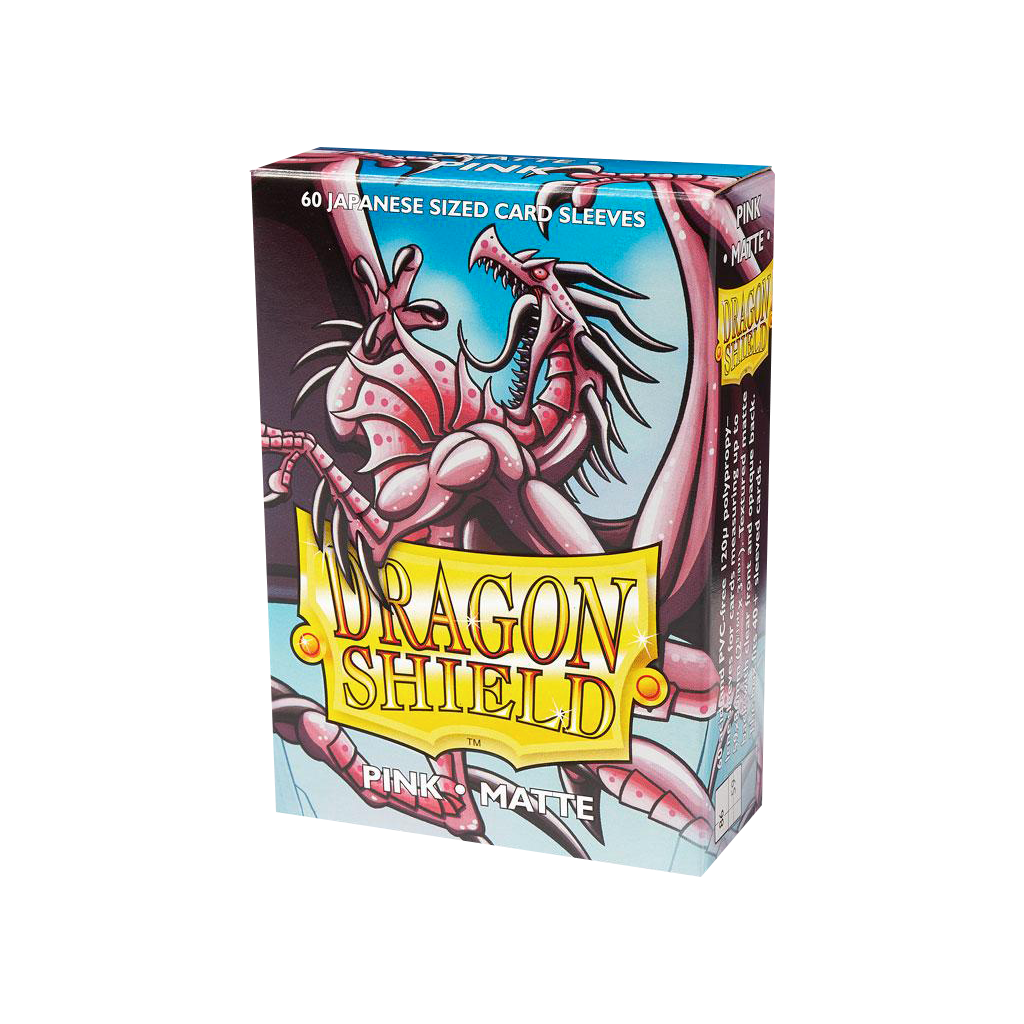 60 Dragon Shield Matte Japanese : Sleeves Pink(10)
