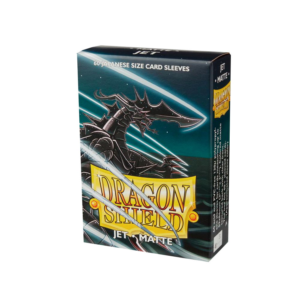 60 Dragon Shield Matte Japanese : Sleeves Jet (10)