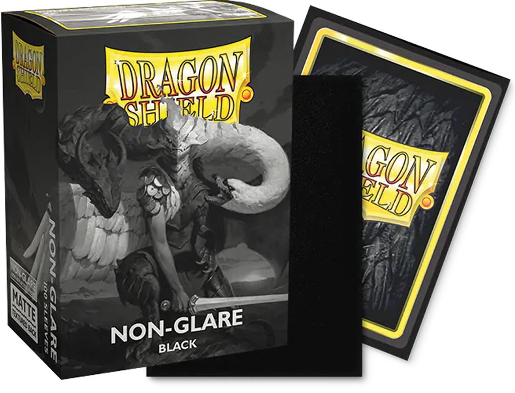 100 Dragon Shield Matte : Non Glare Black V2 (10)