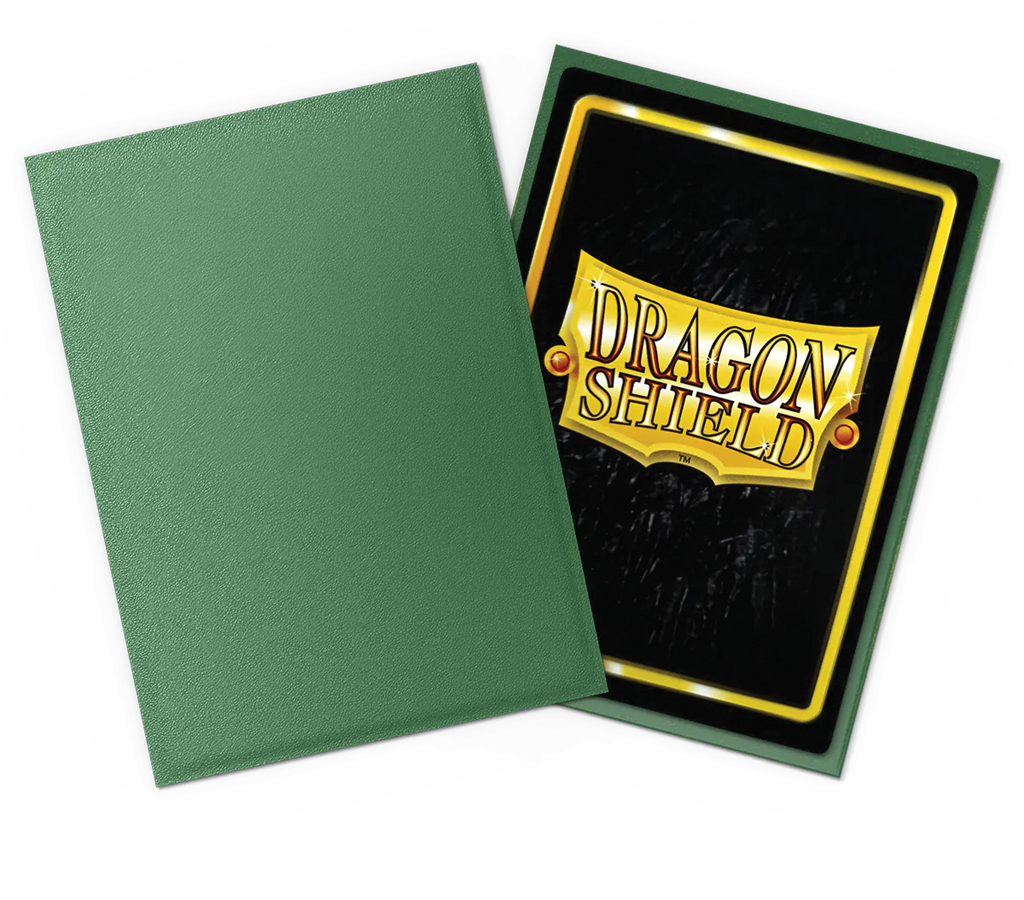 100 Dragon Shield Matte Non-Glare : Green (10)