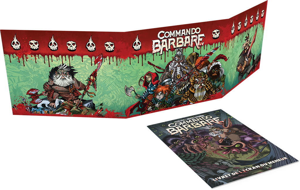 Commando Barbare : L'Écran du MJ