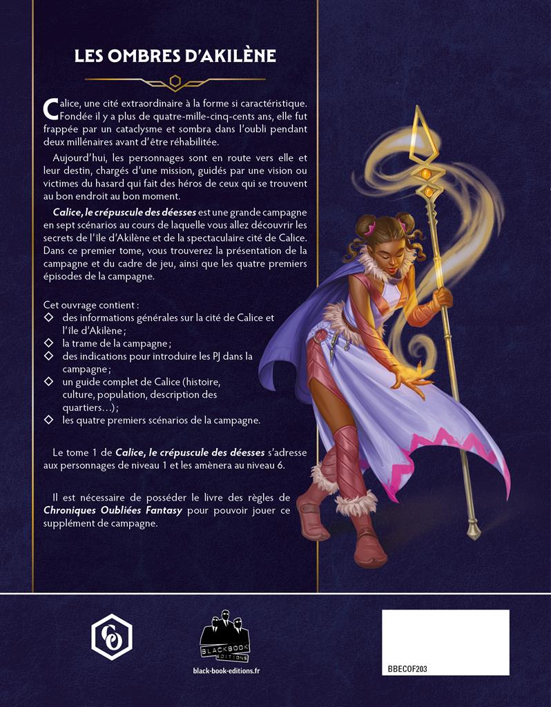 COF2 -  Calice, le crépuscule des déesses - tome 1