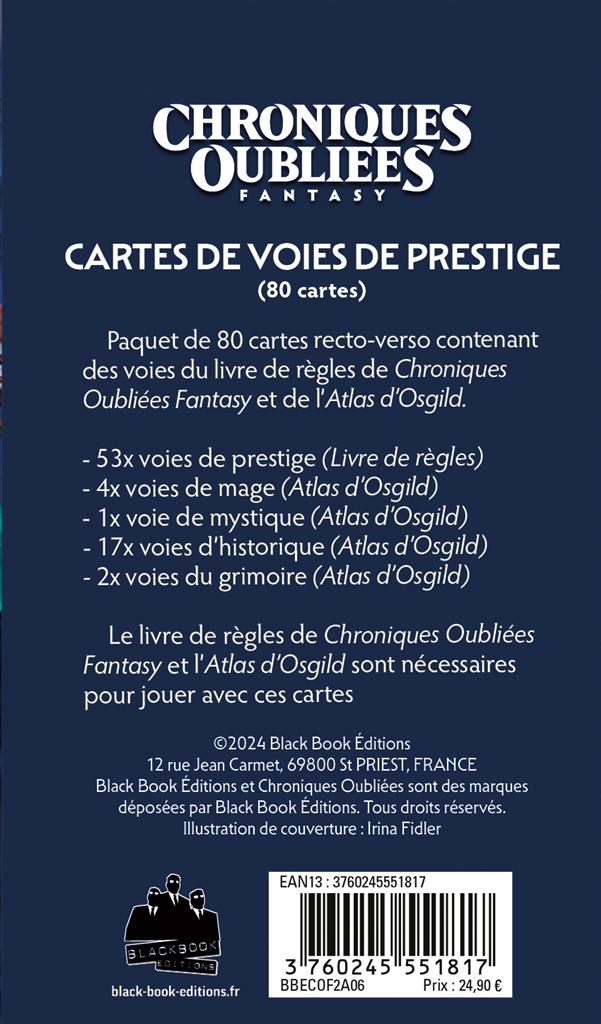 COF 2 - Cartes de voies de prestige COF 2 - Cartes de voies de prestige