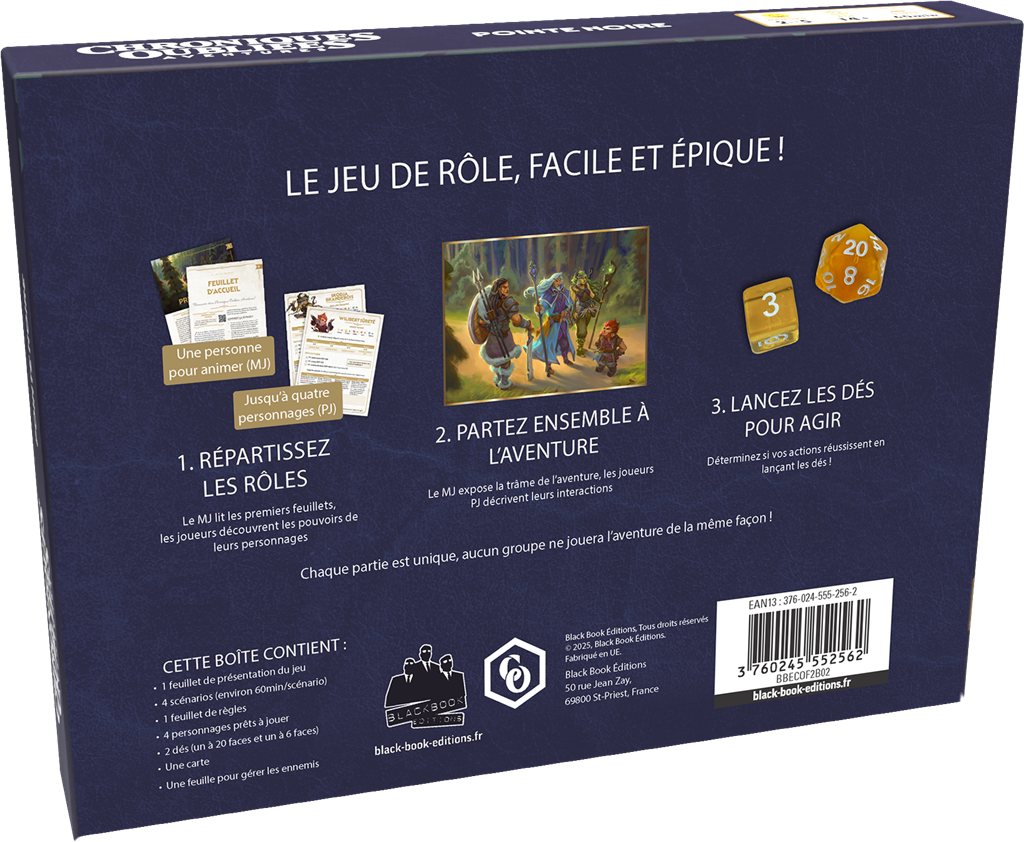 Chroniques Oubliées Aventures : Pointe noire Chroniques Oubliées Aventures : Pointe noire