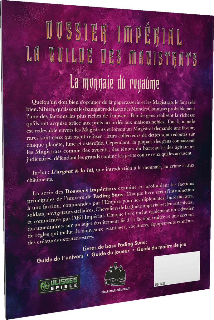 Fading Suns - La Guilde des Magistrats