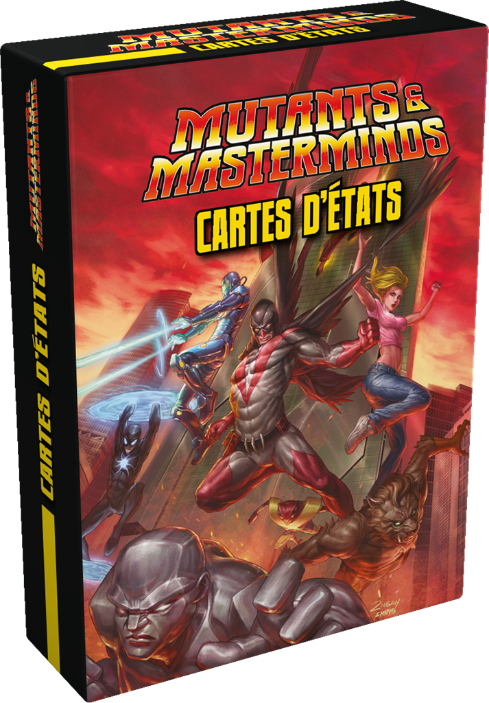 Mutants & Masterminds : Cartes d'état
