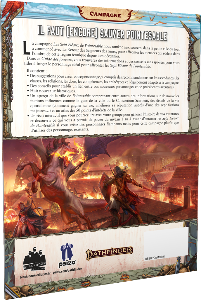 PF2 Guide du joueur Les Sept fléaux de Pointesable