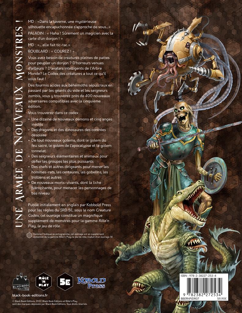 Rôle'n Play : Codex des monstres volume 2