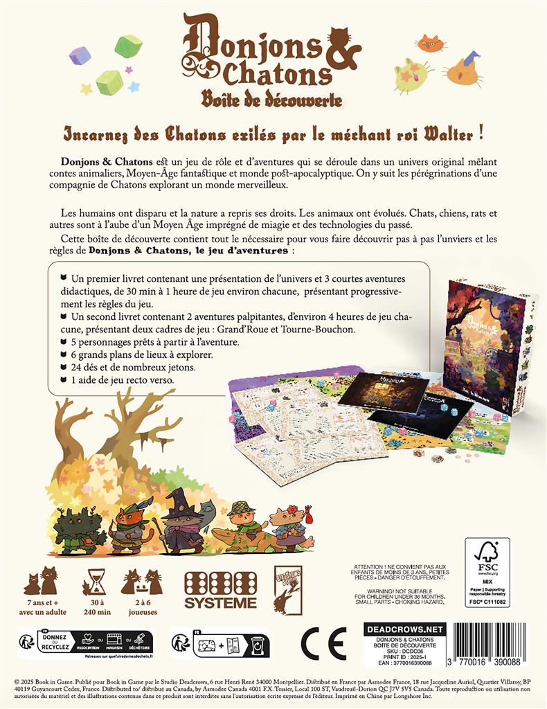 Donjons et Chatons : Boîte de découverte Donjons et Chatons : Boîte de découverte